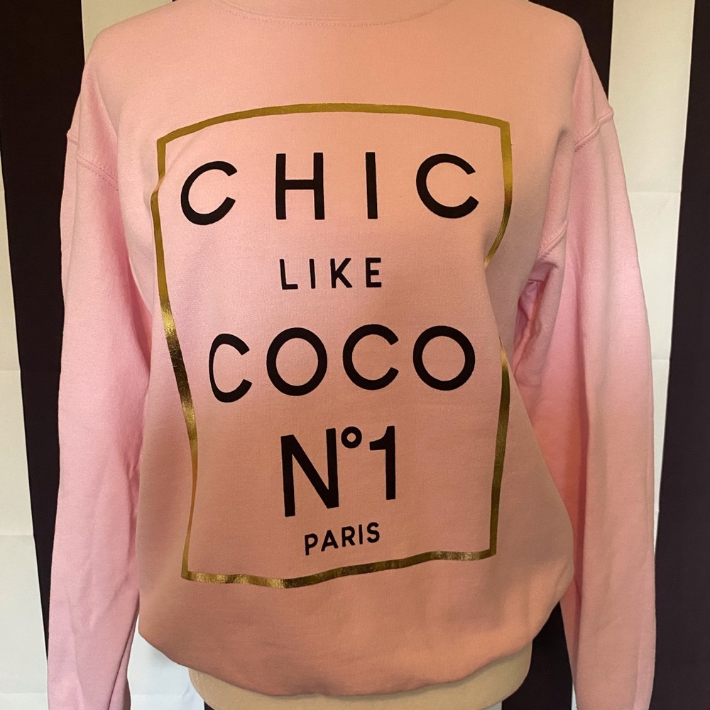 Pink Graphic Sweatshirt